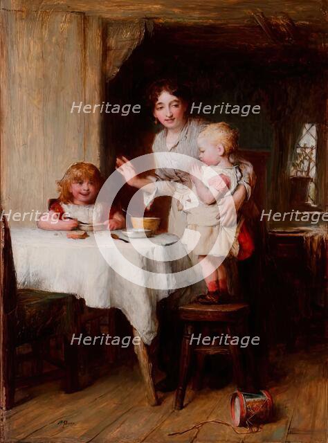 Saying Grace, 1875-1899. Creator: Alexander Hohenlohe Burr.