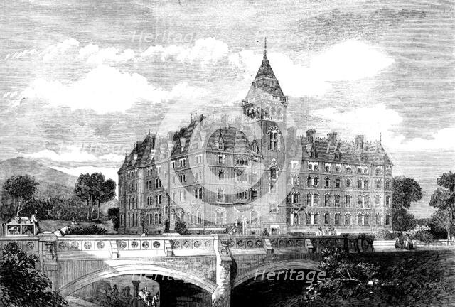 The Imperial Hotel at Great Malvern, 1862. Creator: Unknown.