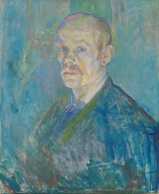 Self-Portrait, 1905. Creator: Oluf Wold-Torne.