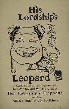 His lordship's leopard, c1895 - 1911. Creator: Unknown.