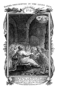 Daniel in the Lions' Den, 1804. Artist: Unknown