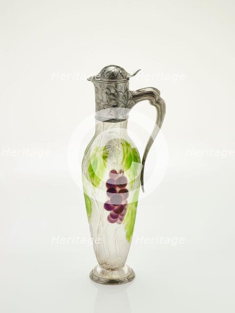 Wine jug, about 1906. Creators: Tiffany & Co, Tiffany Glass.