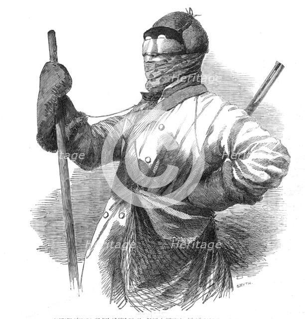 Captain McClure, in his Arctic Dress - from a photograph by Captain Inglefield, 1854. Creator: Smyth.