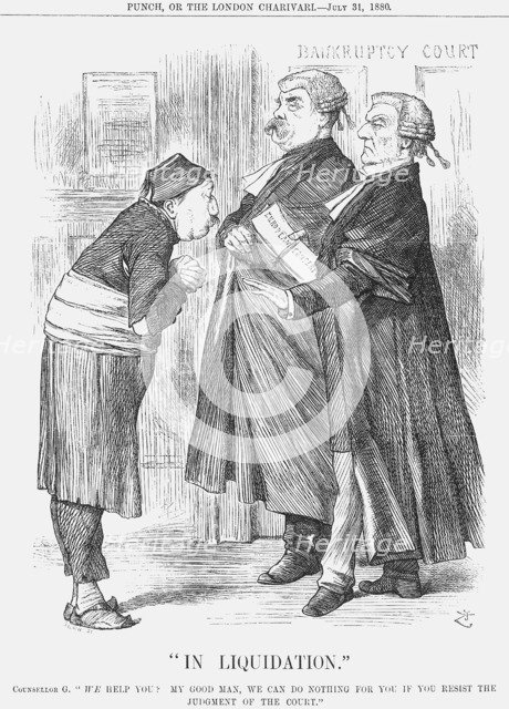 In Liquidation, 1880. Artist: Joseph Swain