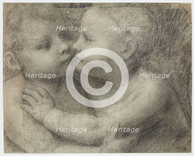 The Infants Christ and Saint John the Baptist Embracing.