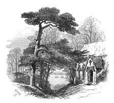 A peep from the churchyard, St. Anthony, Cornwall, 1874. Creator: Unknown.