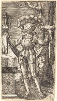 Knight in Armour with Bread and Wine, c. 1512/1515. Creator: Albrecht Altdorfer.