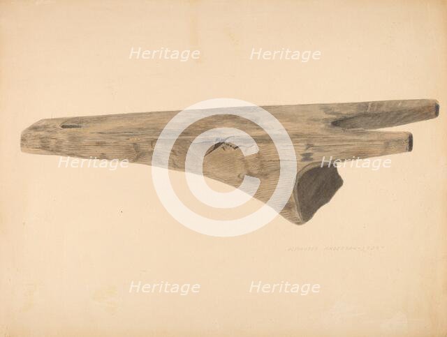 Bootjack, c. 1942. Creator: Alexander Anderson.