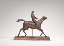 Horse Galloping, Turning the Head to the Right, the Feet Not Touching the Ground, mid 1870s. Creator: Edgar Degas.
