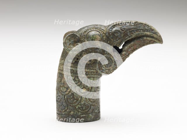 Finial in the form of a bird head, Eastern Zhou dynasty, Possibly 6th-5th century BCE. Creator: Unknown.