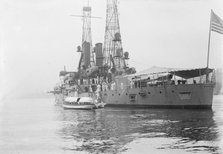 Naval Militia boarding ALABAMA, between c1910 and c1915. Creator: Bain News Service.