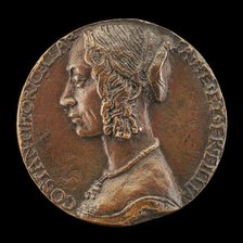 Costanza Rucellai, probably Daughter of Girolamo Rucellai and Wife of Francesco Dini 1471 [obverse], Creator: Unknown.