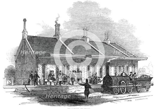 Brandon Station, 1845. Creator: Unknown.