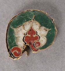 Fragment with a Leaf Motif, Byzantine, 10th century. Creator: Unknown.