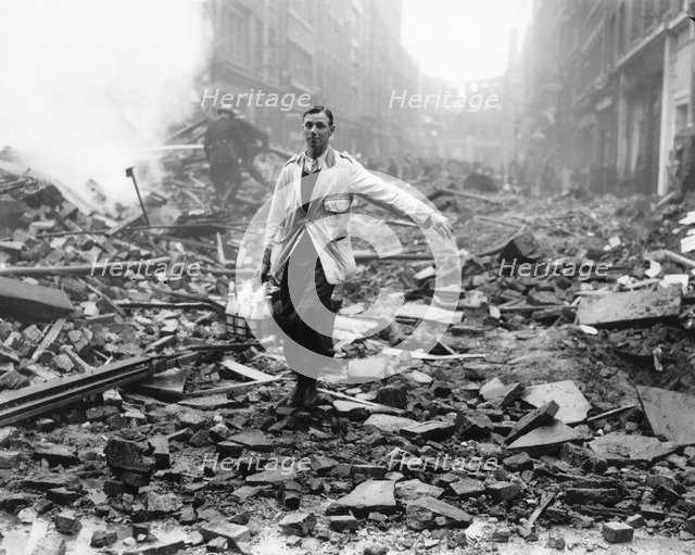 'The milk will get through', London, 1940. Artist: Unknown