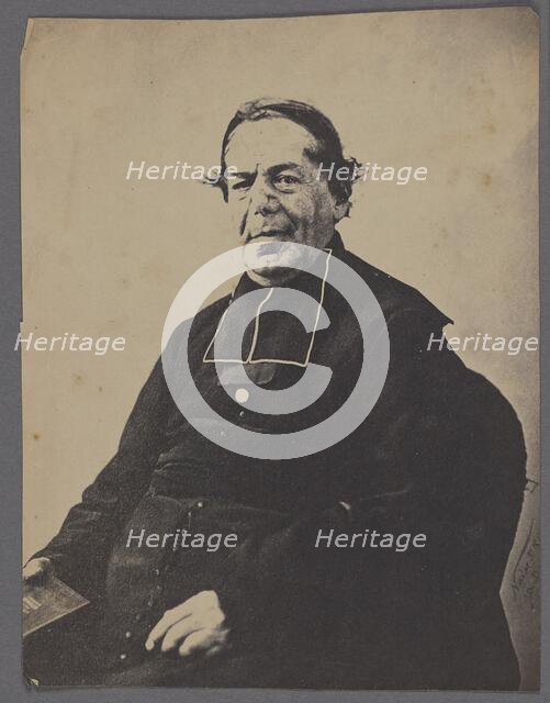 Abbé de Noailles, negative 1856; print 1857-1860. Creator: Adrien Alban Tournachon.