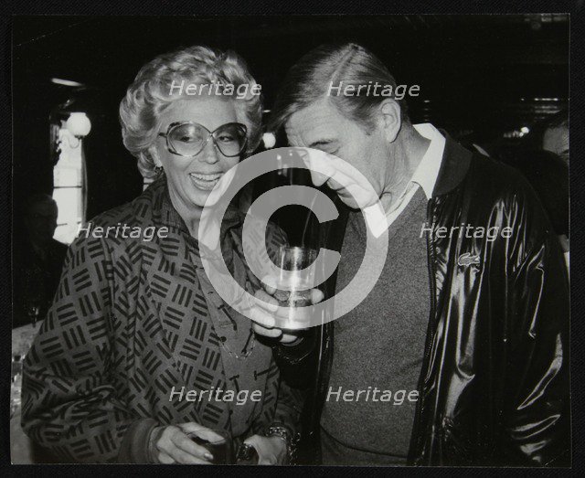 Singer Marian Montgomery and drummer Jack Parnell, London, 1984. Artist: Denis Williams