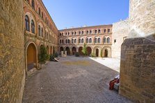 The inner courtyard of Belmonte Castle, Belmonte, Spain, 2007. Artist: Samuel Magal