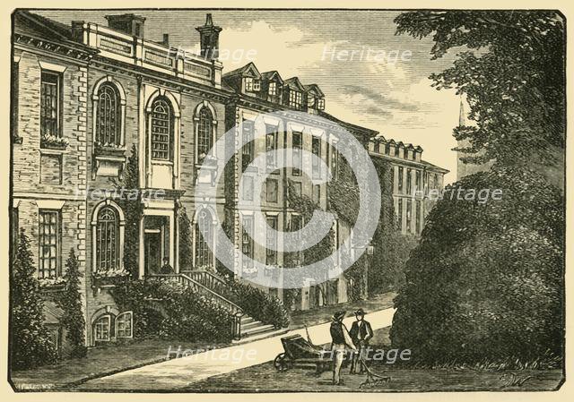 'The Old House, from the Masters' Garden', 1898. Creator: Unknown.