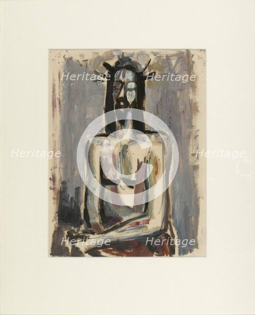 Christ crowned with thorns, 1930-1934. Creator: Ernst Krohn.