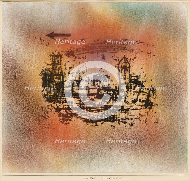 Storm over the City, 1925. Creator: Paul Klee.