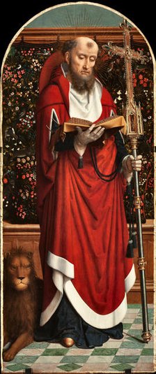 Saint Jerome, 1506-1510. Creator: David, Gerard (ca. 1460-1523).