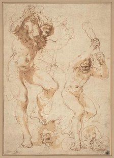 Hercules Slaying the Hydra, c. 1618. Creator: Guercino.