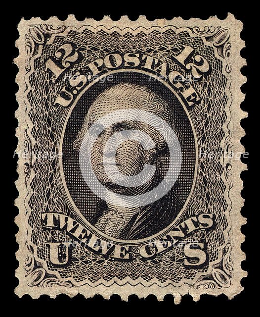 12c Washington single, 1861. Creator: National Bank Note Company.