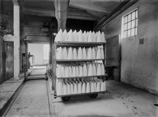 Sugar loaves at a factory, Landskrona, Sweden, after 1907. Artist: Unknown