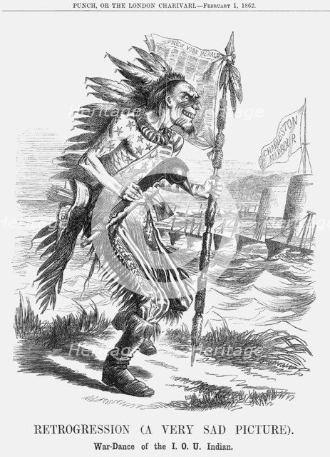 'Retrogression (A Very Sad Picture)', 1862. Artist: Unknown