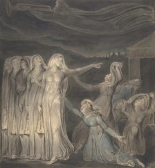 The Parable of the Wise and Foolish Virgins, ca. 1799-1800. Creator: William Blake.