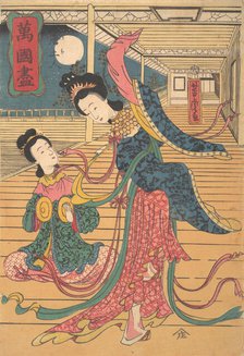 Two Chinese Women, 12th month, 1860. Creator: Utagawa Yoshitora.