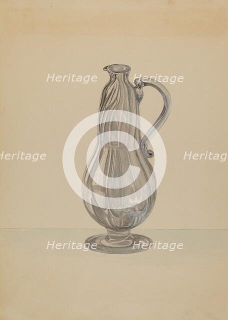 Pitcher, 1935/1942. Creator: Gertrude Lemberg.