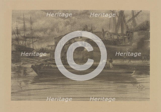 Limehouse, 1878. Creator: James Abbott McNeill Whistler.