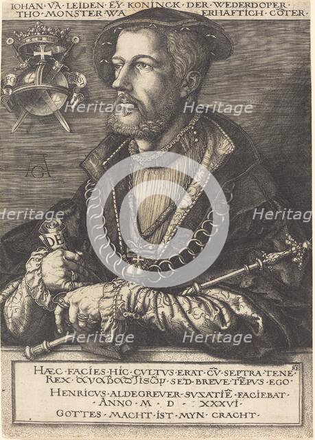 Jan van Leyden. Creator: Heinrich Aldegrever.