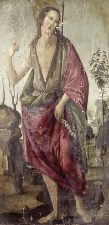 John the Baptist, 1470-1497. Creator: Francesco Botticini.