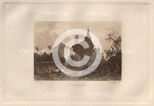 Das Malerische und Romantische Rheinland: Kronenburg (Eiffel), 1928. Creator: Henry Winkles (British, 1801-1900); Kurt Schroeder.