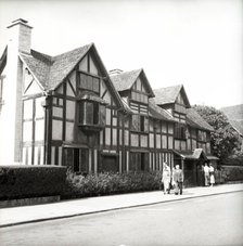 Shakespeare's birthplace, Stratford-upon-Avon, Warwickshire, c1955. Creator: Arthur Charles Kirby Ware.