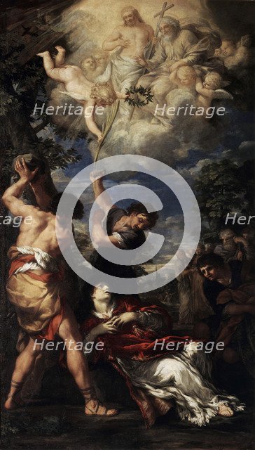 'The Martyrdom of Saint Stephen', 1660.  Artist: Pietro da Cortona