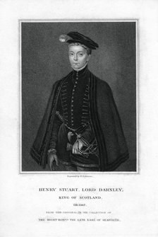 Henry Stuart, Lord Darnley, second husband of Mary, Queen of Scots, (19th century).Artist: H Robinson