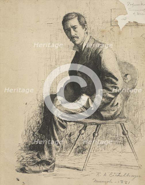 Sketch of Professor Mowotny, 1881. Creator: Robert A. Eichelberger (American, 1890).