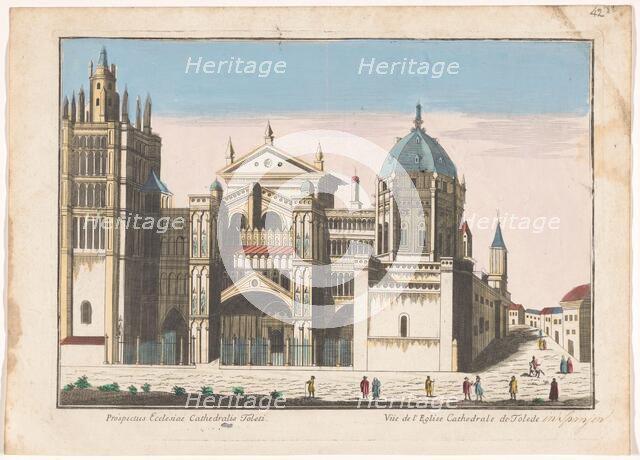 View of the Toledo cathedral, 1700-1799. Creator: Anon.