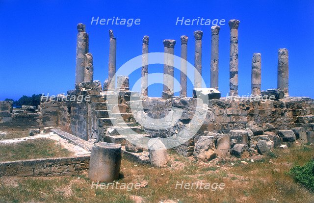 Palace of Columns, Tolmeita, Libya.