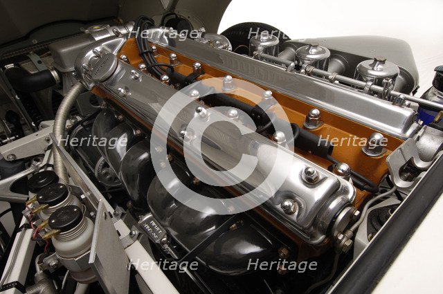 Jaguar E type 1961. Artist: Simon Clay.