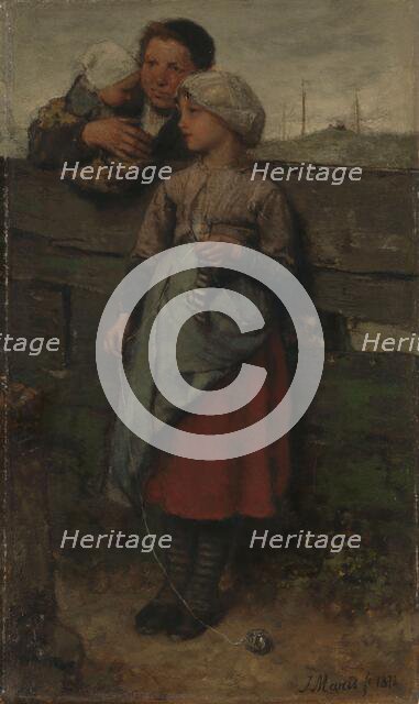 Villagers, 1872. Creator: Jacob Henricus Maris.