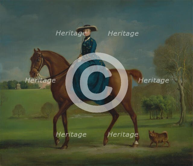The Countess of Coningsby in the Costume of the Charlton Hunt, ca. 1760. Creator: George Stubbs.