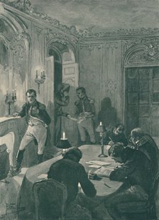 'Napoleon Dictating To His Secretaries', 1896. Artist: Unknown.