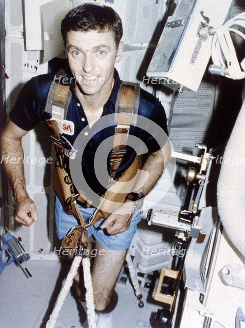 Astronaut Joe Engle, second Space Shuttle flight, November 1981. Creator: NASA.