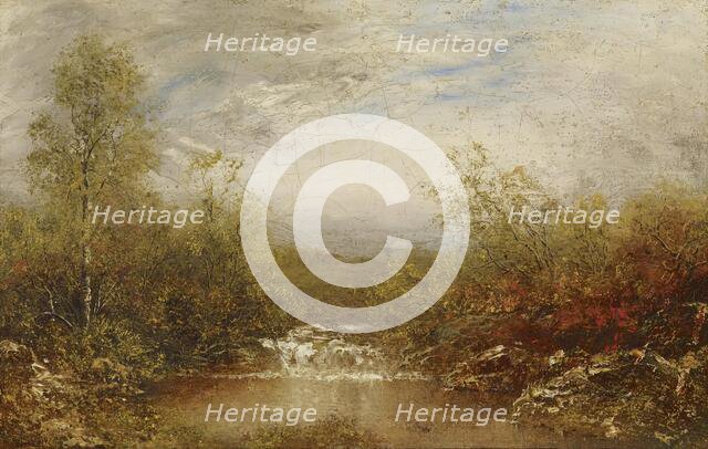 Landscape With Cascades, 1860-1919. Creator: Ralph Blakelock.