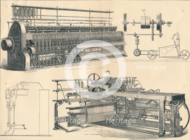 'Cotton-Spinning' , c19th century. Artist: Unknown.